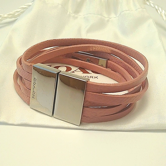 Beautiful Coach Ladies Leather Bracelet - Picture 2 of 2